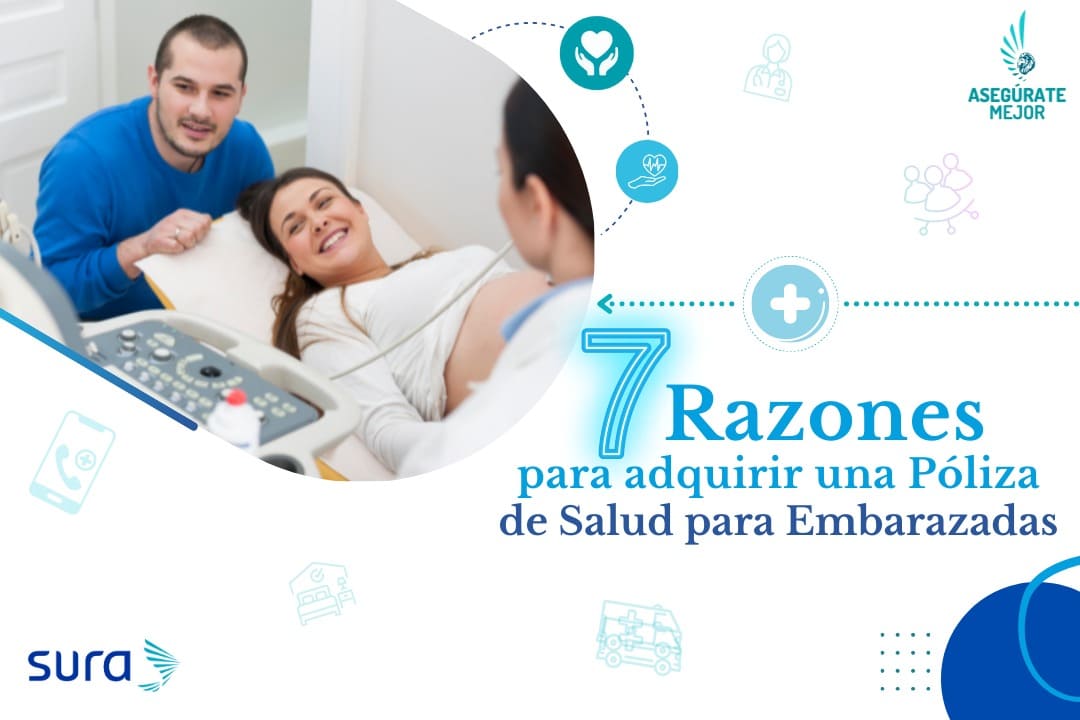 Pareja feliz durante una ecografía, razones para adquirir una póliza de salud para embarazadas