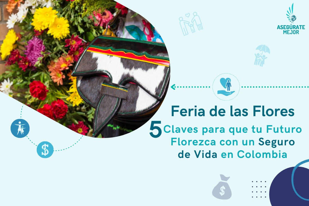 Silleta con flores de colores de la Feria de las Flores de Medellín