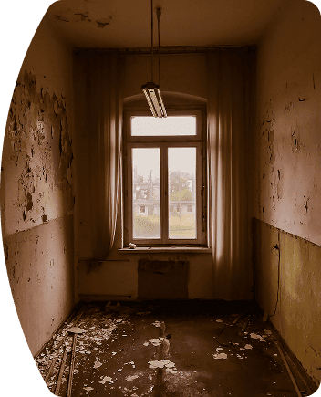 casa destrozada