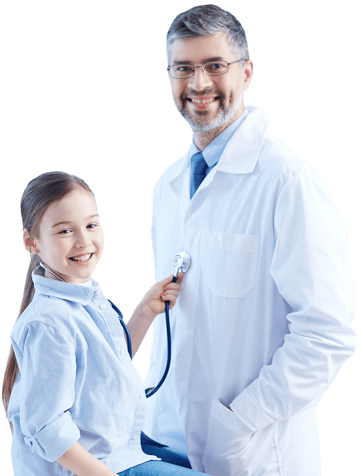 doctor con persona jove
